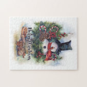 Frohe Weihnachten Puzzle (Horizontal)