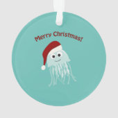Frohe Weihnachten! Quallen Ornament (Rückseite)