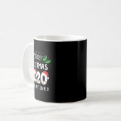 Frohe Weihnachten Quarantäne Funny Xmas Kaffeetasse (Vorderseite Links)