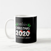 Frohe Weihnachten Quarantäne Funny Xmas Kaffeetasse (Links)