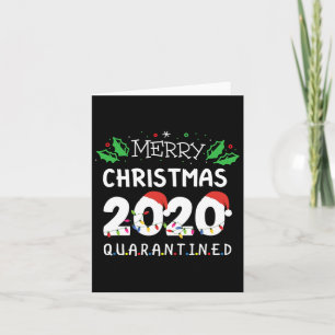 Frohe Weihnachten Quarantäne Funny Xmas Karte