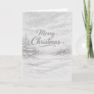 Frohe Weihnachten • Quiet Line Sketch Card