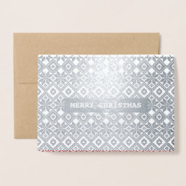 Frohe Weihnachten Real Foil Luxury Custom Foto Car Folienkarte