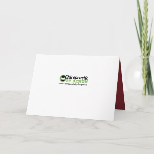 Frohe Weihnachten Red Dotted Chiropractic Weihnach (Rückseite)