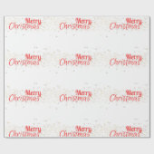 Frohe Weihnachten Red Geschenkpapier (Flach)