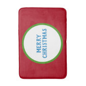 Frohe Weihnachten Red Green Blue Badematte (Vorderseite Vertikal)