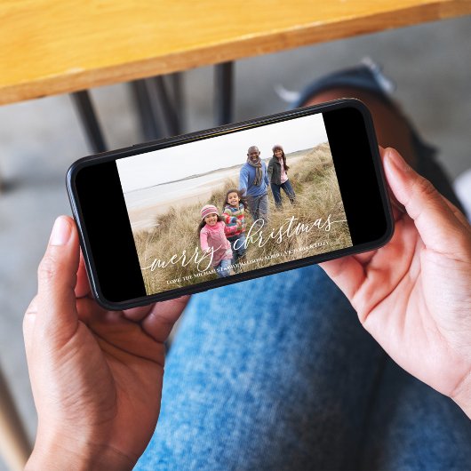 Frohe Weihnachten Red Green Snowflake 1 Foto