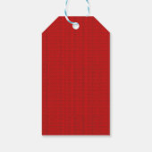 Frohe Weihnachten Red Green Ugly Sweater Geschenkanhänger (Rückseite)