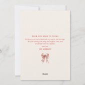 Frohe Weihnachten Red Green Watercolor (Rückseite)