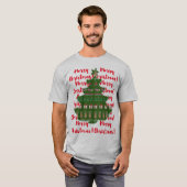 Frohe Weihnachten Red Green Weihnachtsbaum T-Shirt (Vorne ganz)