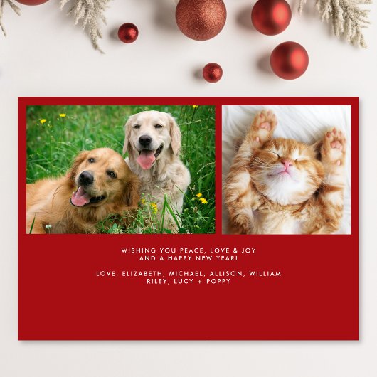 Frohe Weihnachten Red Script 6 Foto