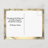 Frohe Weihnachten Red Truck Tree Happy New Year (Rückseite)