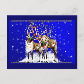 Frohe Weihnachten Reindeer Yardsign