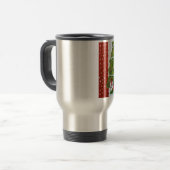 Frohe Weihnachten Reisebecher (Vorderseite Links)