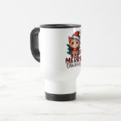 Frohe Weihnachten Reisebecher (Vorderseite Links)