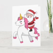 Frohe Weihnachten Reiten Einhorn