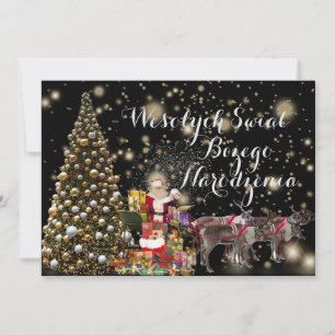 Frohe Weihnachten Religiöse Weihnachtskarte auf Po Ankündigung
