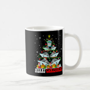 Frohe Weihnachten Rentier Elf Santa Kreuzfahrtschi Kaffeetasse