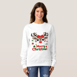 Frohe Weihnachten – Rentiere Lichter & Freude Sweatshirt