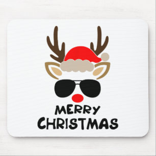Frohe Weihnachten Rentiere Xmas Familie Männer Fra Mousepad
