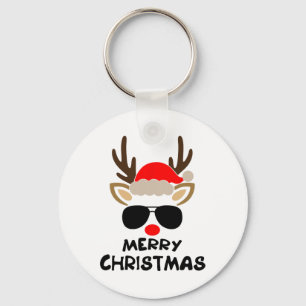 Frohe Weihnachten Rentiere Xmas Familie Männer Fra Schlüsselanhänger