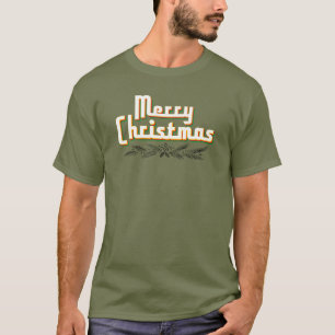 Frohe Weihnachten Retro 80er T-Shirt