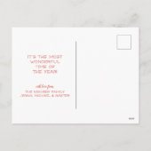 Frohe Weihnachten | Retro Jingle Bells & Pines (Rückseite)