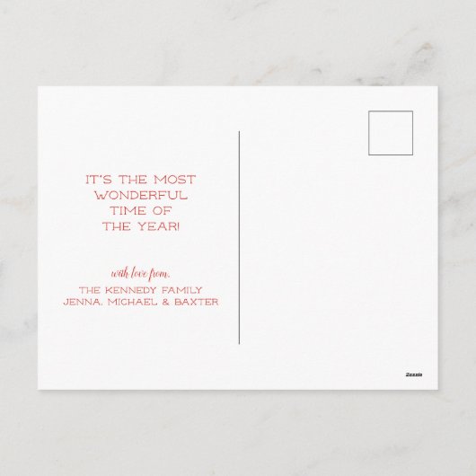 Frohe Weihnachten | Retro Jingle Bells & Pines (Rückseite)