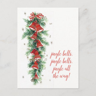 Frohe Weihnachten | Retro Jingle Bells & Pines