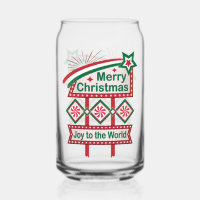 Frohe Weihnachten Retro Marquee - Freude für die W