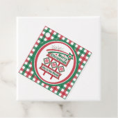 Frohe Weihnachten Retro Marquee - Freude für die W Geschenkanhänger (Beispiel)