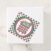 Frohe Weihnachten Retro Marquee - Freude für die W Geschenkanhänger (Beispiel)