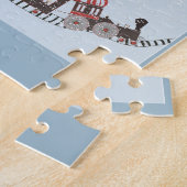 Frohe Weihnachten, Retro Puzzle (Seite)