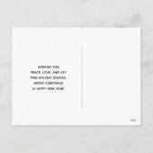 Frohe Weihnachten Retro Santa Claus (Rückseite)