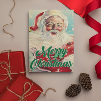 Frohe Weihnachten | Retro Santa Claus