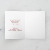 Frohe Weihnachten | Retro Santa Claus (Innenseite)