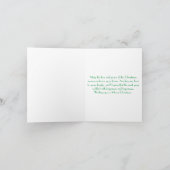 Frohe Weihnachten Retro Siamese Katze (Innenseite)