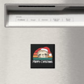 Frohe Weihnachten Retro Sloth Christmas Magnet (In Situ (Geschirrspüler))