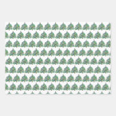 Frohe Weihnachten Retro Vintagen Weihnachten Weihn Geschenkpapier Set (Vorderseite 2)