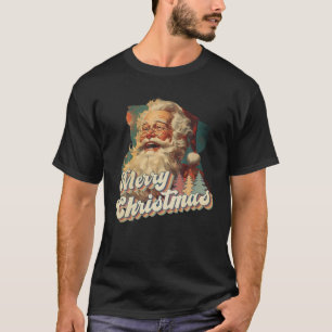 Frohe Weihnachten Retro Weihnachten Vintagen Weihn T-Shirt