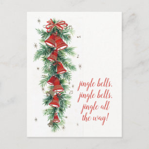 Frohe Weihnachten Retro Weihnachtsglocken und Ki