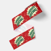 Frohe Weihnachten Ripsband (Rückseite)