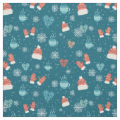 Frohe Weihnachten rollen Muster - Wintermuster Stoff (Muster)