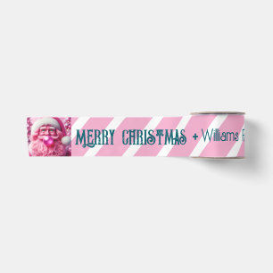 Frohe Weihnachten Rosa Blase Gum   Name der benutz Satinband