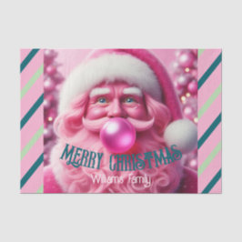 Frohe Weihnachten Rosa Blase Gum | Name der benutz Seidenpapier