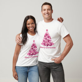 Frohe Weihnachten - Rosa Weihnachten T - Shirt