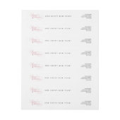 Frohe Weihnachten (Rose Gold GLITZER) (Bogen)