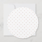 Frohe Weihnachten | Rose Goldtypografie und Foto (Rückseite)