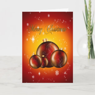 Frohe Weihnachten rot
