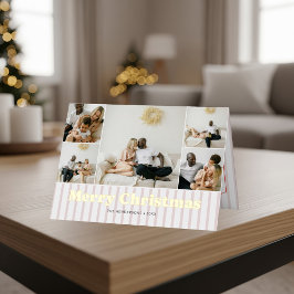 Frohe Weihnachten Rot Gestreift 10 Fotos